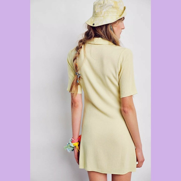Free People Yellow Endless Summer Something Casual Mini Dress - Picture 9 of 16